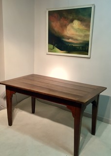 A 19th Century Walnut French Country Table