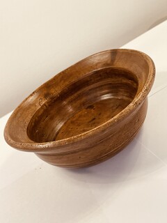 A Swedish 19th Century Sycamore Food Bowl.